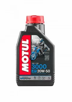 Моторное масло 3000 4T 20W50 1л (104048) MOTUL 107318